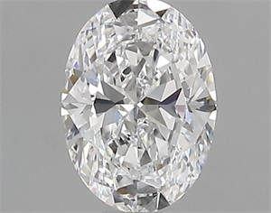 Picture of Natural Diamond 0.50 Carats, Oval with  Cut, D Color, VVS1 Clarity and Certified by GIA