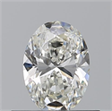 Diamante Natural 0.50 quilates, Ovalado , Color I, claridad IF y certificado GIA