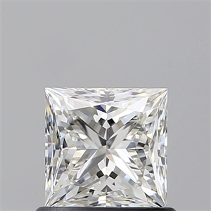 Picture of Natural Diamond 0.84 Carats, Princess with  Cut, H Color, VVS1 Clarity and Certified by GIA