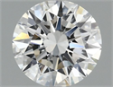 Lab Grown Diamond 1.37 Carats, Round with Ideal Cut, D Color, VS1 Clarity and Certified by IGI