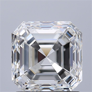 Picture of Natural Diamond 1.50 Carats, Asscher with  Cut, G Color, VS1 Clarity and Certified by GIA