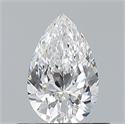 Natural Diamond 0.50 Carats, Pear with  Cut, D Color, VS1 Clarity and Certified by GIA