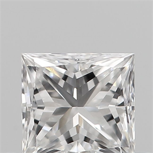 Picture of Natural Diamond 0.28 Carats, Princess with  Cut, E Color, VVS2 Clarity and Certified by IGI