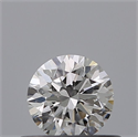 Diamante Natural 0.40 quilates, Redondo , Color F, claridad IF y certificado GIA