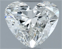 Natural Diamond 0.40 Carats, Heart with  Cut, H Color, VVS2 Clarity and Certified by GIA