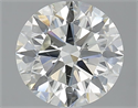 Natural Diamond 3.01 Carats, Round with Excellent Cut, I Color, SI1 Clarity and Certified by IGI