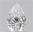 Diamante Natural 0.70 quilates, De pera , Color F, claridad VVS2 y certificado GIA