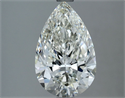 Natural Diamond 2.01 Carats, Pear with  Cut, I Color, VS2 Clarity and Certified by GIA