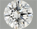 Lab Grown Diamond 1.07 Carats, Round with Ideal Cut, E Color, VS1 Clarity and Certified by IGI