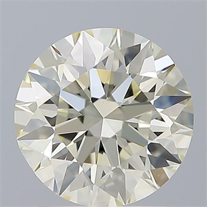 Picture of Natural Diamond 1.51 Carats, Round with Excellent Cut, N Color, VS1 Clarity and Certified by GIA