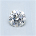 Diamante Natural 0.54 quilates, Redondo , Color E, claridad SI2 y certificado GIA