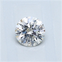 Diamante Natural 0.54 quilates, Redondo , Color E, claridad SI2 y certificado GIA