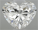Natural Diamond 0.42 Carats, Heart with  Cut, I Color, VS1 Clarity and Certified by GIA