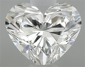 Picture of Natural Diamond 0.42 Carats, Heart with  Cut, I Color, VS1 Clarity and Certified by GIA
