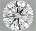 Natural Diamond 0.56 Carats, Round with Excellent Cut, G Color, VS2 Clarity and Certified by GIA