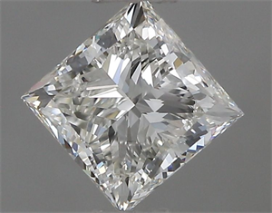 Picture of Natural Diamond 0.70 Carats, Princess with  Cut, G Color, VS1 Clarity and Certified by IGI