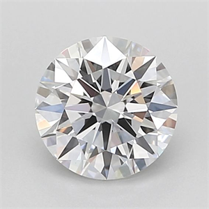 Picture of Lab Grown Diamond 1.03 Carats, Round with Ideal Cut, D Color, VVS2 Clarity and Certified by IGI