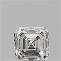 Natural Diamond 1.01 Carats, Asscher with  Cut, I Color, VS2 Clarity and Certified by GIA