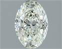 Natural Diamond 1.41 Carats, Oval with  Cut, J Color, SI1 Clarity and Certified by IGI
