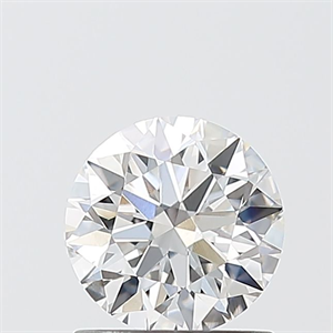 Picture of Lab Grown Diamond 1.06 Carats, Round with Ideal Cut, F Color, VVS2 Clarity and Certified by IGI