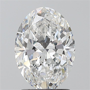 Picture of Natural Diamond 1.70 Carats, Oval with  Cut, F Color, SI2 Clarity and Certified by GIA