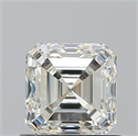 Natural Diamond 1.01 Carats, Asscher with  Cut, K Color, VVS1 Clarity and Certified by GIA