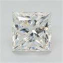 Natural Diamond 2.12 Carats, Princess with  Cut, I Color, SI1 Clarity and Certified by GIA