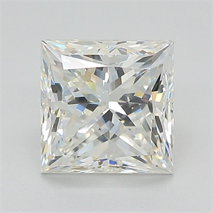 Foto Diamante Natural 2.12 quilates, Princesa , Color I, claridad SI1 y certificado GIA de