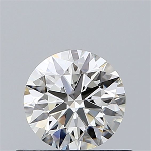 Picture of Natural Diamond 0.49 Carats, Round with Excellent Cut, H Color, VVS2 Clarity and Certified by GIA