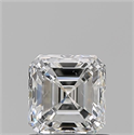 Diamante Natural 1.01 quilates, Asscher , Color F, claridad SI1 y certificado GIA