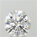 Lab Grown Diamond 3.09 Carats, Round with Ideal Cut, F Color, VVS2 Clarity and Certified by IGI