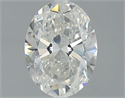 Natural Diamond 1.50 Carats, Oval with  Cut, I Color, SI2 Clarity and Certified by GIA