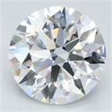 Lab Grown Diamond 3.00 Carats, Round with Ideal Cut, D Color, IF Clarity and Certified by IGI