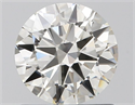 Diamante Natural 0.90 quilates, Redondo , Color I, claridad VVS2 y certificado IGI