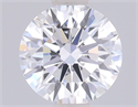 Lab Grown Diamond 1.02 Carats, Round with Ideal Cut, E Color, IF Clarity and Certified by IGI
