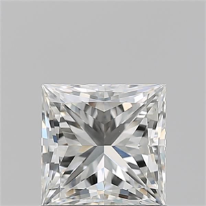 Picture of Natural Diamond 1.01 Carats, Princess with  Cut, H Color, VS2 Clarity and Certified by GIA