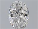 Natural Diamond 2.01 Carats, Oval with  Cut, E Color, VS2 Clarity and Certified by GIA