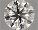 Natural Diamond 1.02 Carats, Round with Very Good Cut, H Color, VVS2 Clarity and Certified by IGI