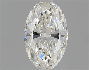 Picture of Natural Diamond 0.51 Carats, Oval with  Cut, H Color, IF Clarity and Certified by GIA