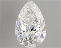 Diamante Natural 1.50 quilates, De pera , Color F, claridad SI1 y certificado GIA
