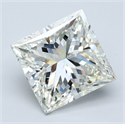 Natural Diamond 9.33 Carats, Princess with  Cut, K Color, SI1 Clarity and Certified by GIA