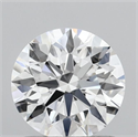 Lab Grown Diamond 1.08 Carats, Round with Ideal Cut, D Color, VS1 Clarity and Certified by IGI