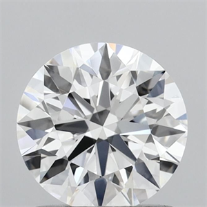 Picture of Lab Grown Diamond 1.08 Carats, Round with Ideal Cut, D Color, VS1 Clarity and Certified by IGI