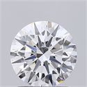 Del inventario de diamantes de laboratorio, 1.34 quilates, Redondo , Color E, claridad VS1 y certificado IGI