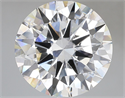 Lab Grown Diamond 7.03 Carats, Round with Excellent Cut, F Color, VVS2 Clarity and Certified by IGI