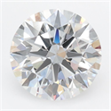 Lab Grown Diamond 2.51 Carats, Round with Ideal Cut, D Color, VVS1 Clarity and Certified by IGI