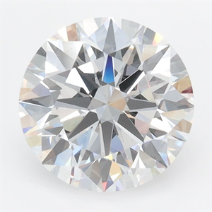 Picture of Lab Grown Diamond 2.51 Carats, Round with Ideal Cut, D Color, VVS1 Clarity and Certified by IGI
