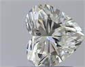 Natural Diamond 0.54 Carats, Heart with  Cut, K Color, VVS2 Clarity and Certified by GIA
