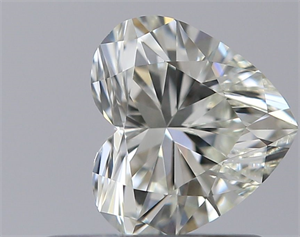 Picture of Natural Diamond 0.54 Carats, Heart with  Cut, K Color, VVS2 Clarity and Certified by GIA