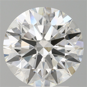 Picture of Lab Grown Diamond 3.10 Carats, Round with Ideal Cut, E Color, VVS2 Clarity and Certified by IGI